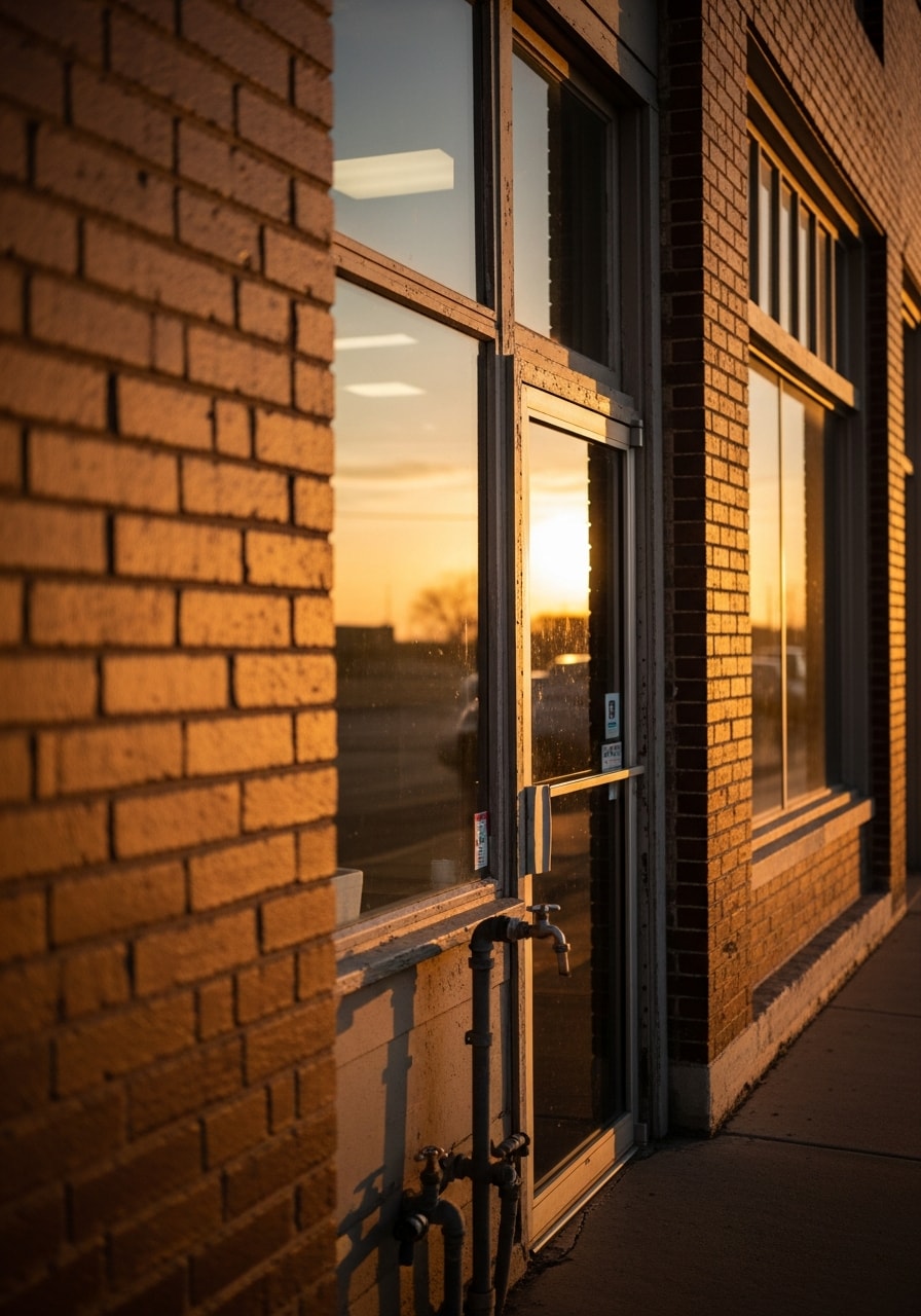 Brownfield property detail showing regional character and building style typical of Terry County.