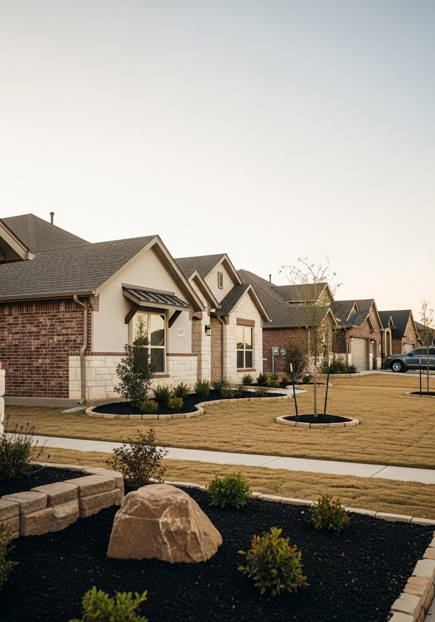 Wolfforth home exterior showing contemporary design and well-maintained property typical of the area.